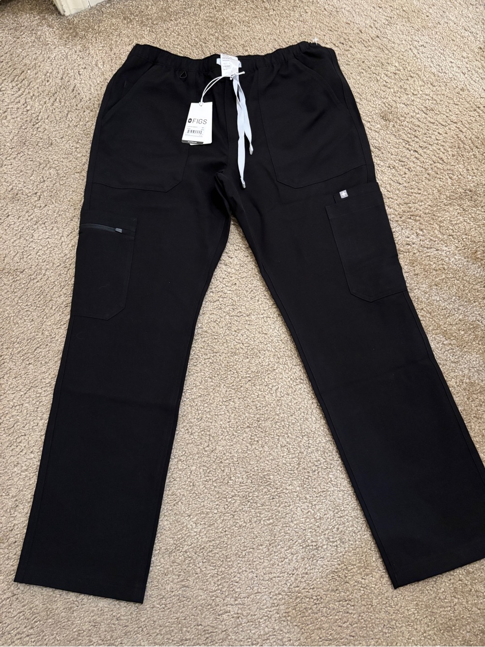 FIGS cairo zip fly scrub pants nwt medium